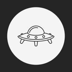 toy ufo icon N2
