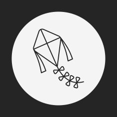 toy kite icon N7