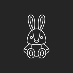 toy rabbit doll icon N2