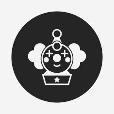 toy clown icon N9
