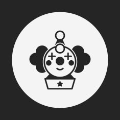 toy clown icon N11