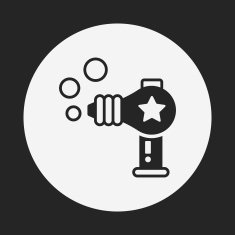 toy water gun icon N19