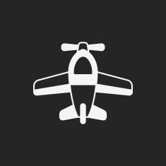 toy airplane icon N6