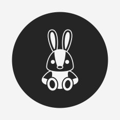 toy rabbit doll icon N5