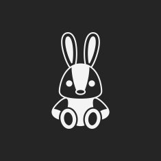 toy rabbit doll icon N6