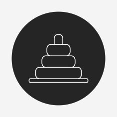 baby toy bricks line icon N5