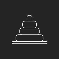 baby toy bricks line icon N6