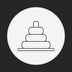 baby toy bricks line icon N7