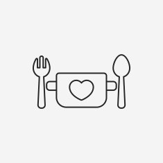 baby bowl line icon N4