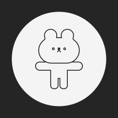 rabbit doll line icon N3