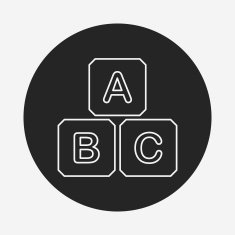 baby toy bricks line icon N9