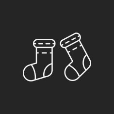 baby socks line icon N6