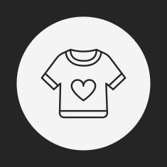 baby clothes line icon N11