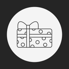 baby toy gift line icon N3