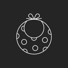Baby bib line icon N12