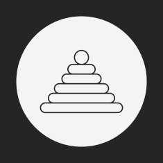 baby toy bricks line icon N27