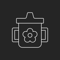 baby cup line icon N6