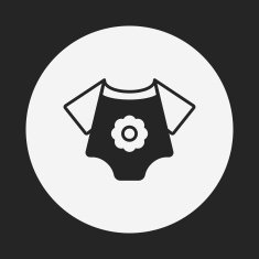 baby clothes icon N10