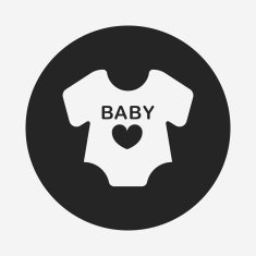 baby clothes icon N12