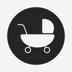 Baby carriages icon N9