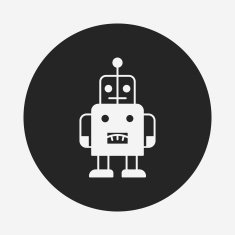 baby toy robot icon N2