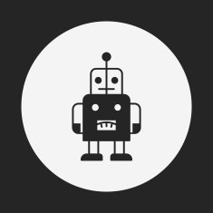 baby toy robot icon N4