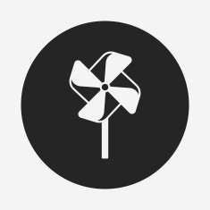 baby toy windmill icon N3
