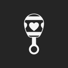 Baby Rattle Icon N23