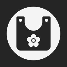 Baby bib icon N17