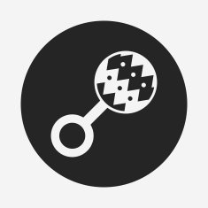 Baby Rattle Icon N30