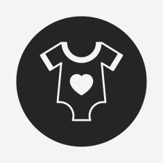 baby clothes icon N20