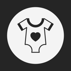 baby clothes icon N22