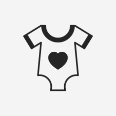 baby clothes icon N23