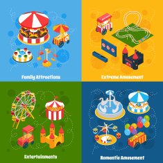 Amusement Park Isometric