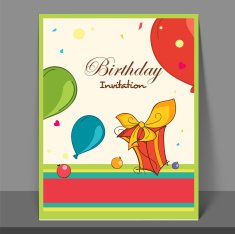 Flyer or invitation for Birthday celebration