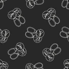 water ball toy doodle seamless pattern background N2