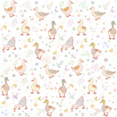 ducks seamless background