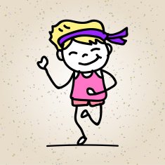hand drawing happy kids N12