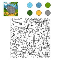 Color by number (rhino)