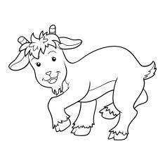 Coloring book (goat) N2