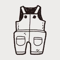 baby clothes doodle N14