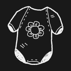 baby clothes doodle N16