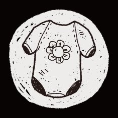 baby clothes doodle N21