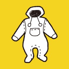 baby clothes doodle N34