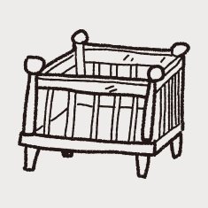 baby bed doodle N8