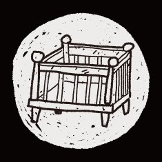 baby bed doodle N10