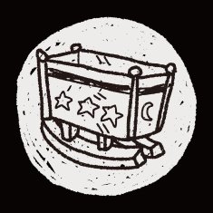 baby bed doodle N11