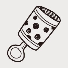 baby rattle doodle N6