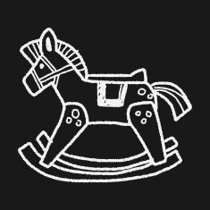 rocking horse doodle N3