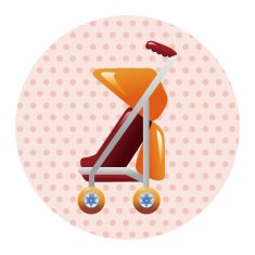 Baby carriages theme elements N41